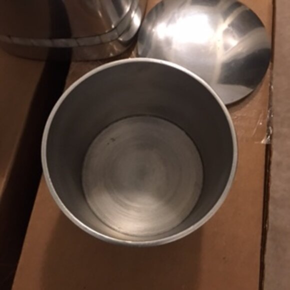 Vintage Paradigm Exclusives Stainless Steel Bathroom Set of 4 pieces MOP Inlay - Picture 4 of 8